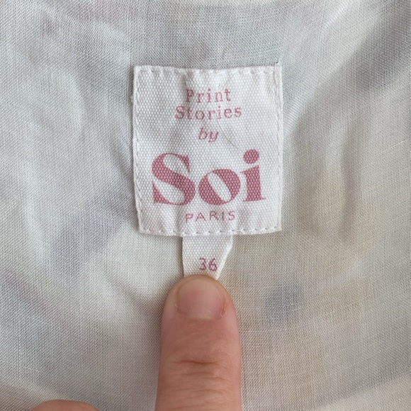 Soi Paris Jaipur Print Dress Sz 36 US 4 - Picture 3 of 7